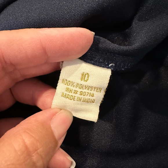 Prelude | Women’s Blue Polka-Dot Layer Dress, Lined, Sleeveless - Size 10 - Picture 8 of 12